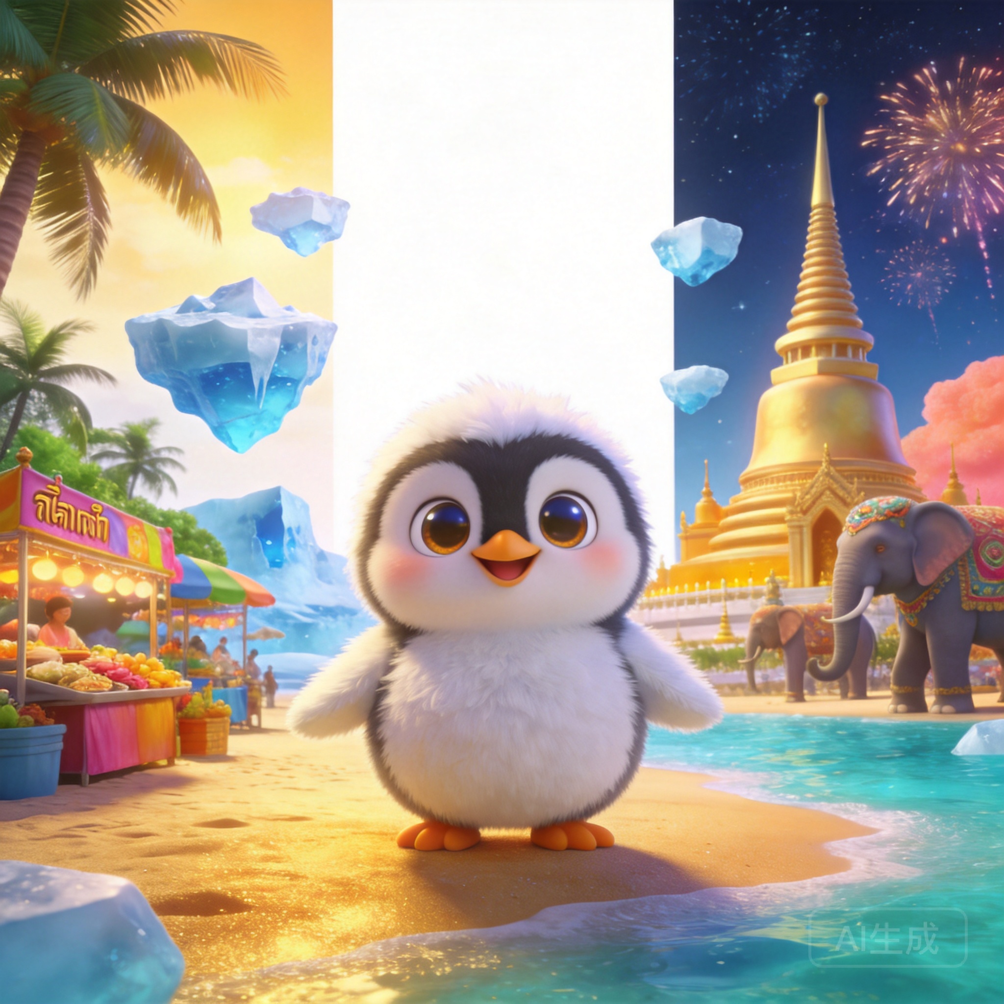 小企鹅_泰国之旅_3D